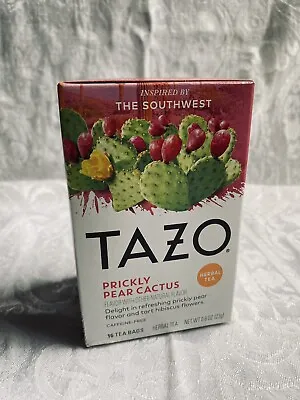 £10.82 • Buy The Southwest Foragers Edition TAZO Prickly Pear Cactus Herbal Tea HTF 16 Bags
