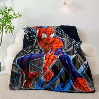 Marvel Spider-Man Cloud Faux Fur Throw 50  X 60  • $12