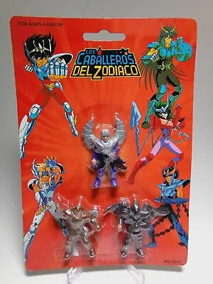 Los Caballeros Del Zodiaco Saint Seiya Mini Figures - Sealed - Set Of 3 - Rare 3 • $26.39