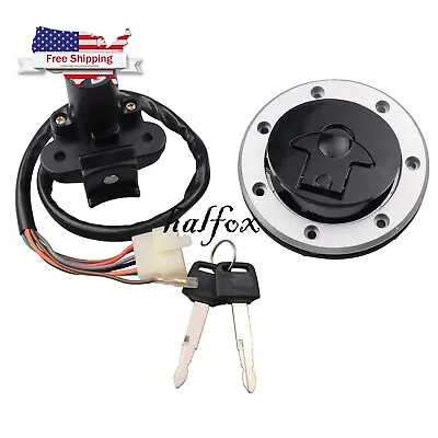 US Ignition Switch Set Gas Cap Lock Key For  Kawasaki  NINJA ZX 7R 6R 9R Z50R • $45.98