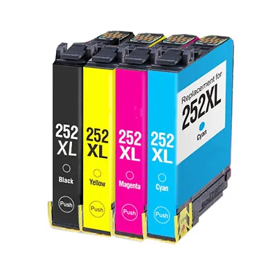 4x Non-OEM Ink Cartridge Alternative For Epson Workforce WF3620 WF3640 Printer • $16.90