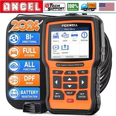 FOXWELL NT510 Elite OBD2 Scanner Fit For Ford Bidirectional Diagnostic ABS TPMS • $128.99