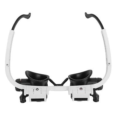 Headband Magnifier Glasses Hands LED Light Head Loupe For Jeweler Repai BUN • $13.40