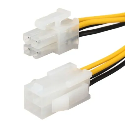 4 Pin Male To 4 Pin Female 12V ATX PSU Extension Cable P4 Adapter 20cm 8  • £3.35