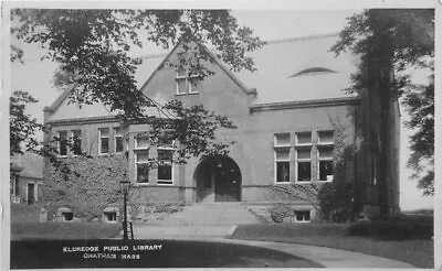Chatham Massachusetts Eldredge Public Library C-1910 RPPC Photo Postcard 21-6852 • $13.99