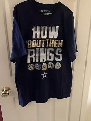 Dallas Cowboys How About Them Rings Championship TShirt Size Large • $10