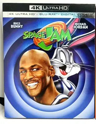 Space Jam 4K (UHD 4K+Blu-ray+A Rare OOP Slip Cover) With Michael Jordan • $24.99