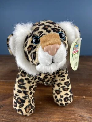 Deagostini My Animal Kingdom Leopard Liam Soft Toy 8” Plush Beanie Stuffed Anima • £7.99