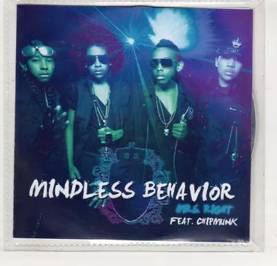 (HM506) Mindless Behavior Mrs Right Ft Chipmunk - DJ CD • $3.78