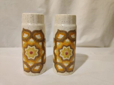 £9.95 • Buy Salt And Pepper Shaker Set PALISSY Royal Worcester KALABAR S 1970s Vintage Retro