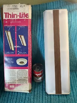 $79.95 • Buy Vintage 60s 70s Thin-Lite Fluorescent 30 Watt Light For RV Camper Trailer