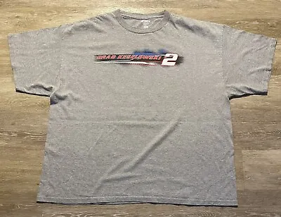 3XL Brad Keselowski #2 NASCAR Racing Miller ALL OVER PRINT AOP Tee Total Print • $12