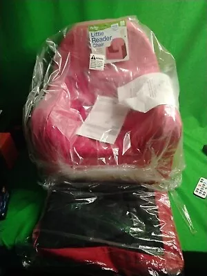 P’kolino Little Reader Children Pink Kids Stuffed Striped Chair • $20