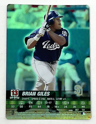 2004 Mlb Showdown Brian Giles # 067 Holo Foil Baseball Card • $7.99