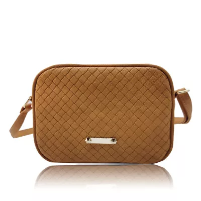 Women's Designer Style Geometric Design Crossbody Bag Shoulder Handbag • £9