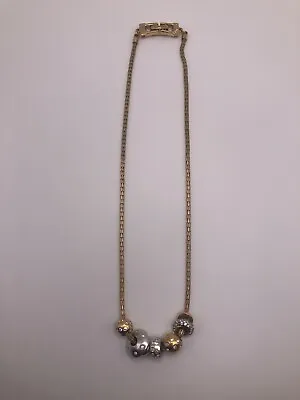 Vintage Swarovski Swan Signed Crystal Beaded Necklace • $40