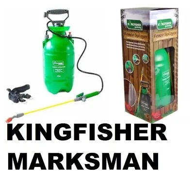 £16.99 • Buy 5L Kingfisher PSFENCE Litre Fence Pressure Sprayer With Lance Wood Decking Paint