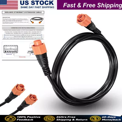 For Lowrance Ethernet Crossover Cable Yellow Cat5e Cable 6-Feet Plug And Play • $28.90