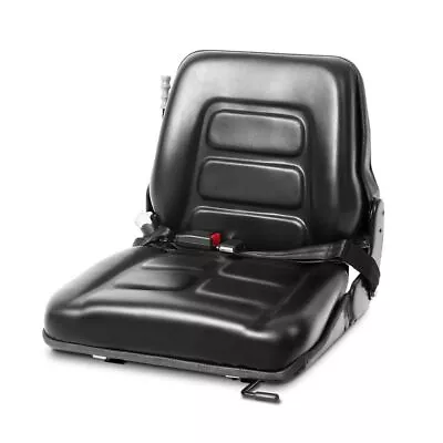 Giantz Tractor Seat Forklift Excavator Universal PU Leather Backrest Truck Chair • $156.68