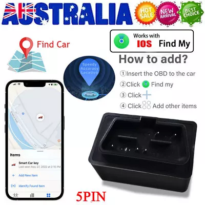 4G OBDII Realtime GPS Tracker LIVE Tracking Locator Vehicle Car For IPhone IOS • $23.74