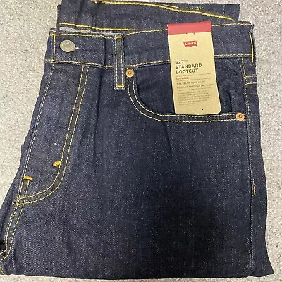 Men's Levi's 527 Bootcut Dark Wash Jeans - Size 34 X 32 - Eco Ease • $35