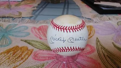 Mickey Mantle Signed/Autographed American League Baseball  - JSA Authenticated • $750