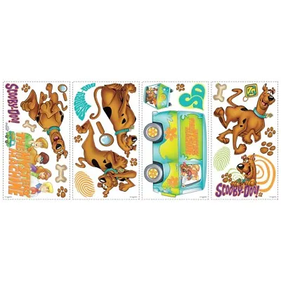 Scooby Doo Peel And Stick Wall Decals Decorations Wall Jammer 26 Decals • $17.99