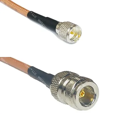 RG400 MINI UHF MALE To N FEMALE RF Cable FAST-SHIP LOT • $185.20