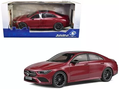 1/18 Solido 2019 Mercedes Benz CLA C118 Coupe AMG Diecast Model Car Red S1803104 • $46.95