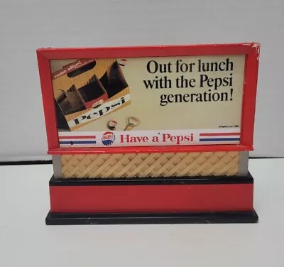 Pepsi Die-Cast Billboard Bank Vintage Metal Advertising Counter Top 1998 • $19.99