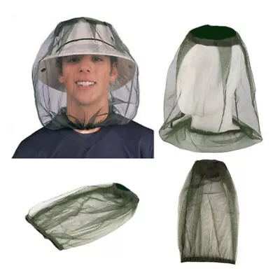 2Pcs  Midge Mosquito Insect Hat Bug Mesh Head Net Face Protector Travel • £6.35