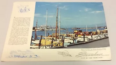 Santa Fe Chief 1954 Streamliner Train San Francisco To Chicago Food Menu • $20