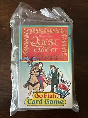 Vintage 1998 Wendy's  Quest For Camelot  Go Fish Card Game Collectible - Sealed! • $13.99