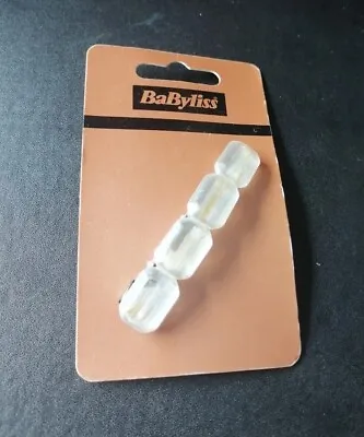 Babyliss White X4 Crystal Baratte Hair Clip • £2.99