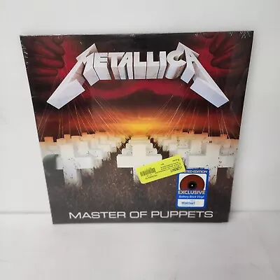 Metallica Master Of Puppets Red Battery Brick Vinyl Walmart Exclusive Lp Sealed • $49.99