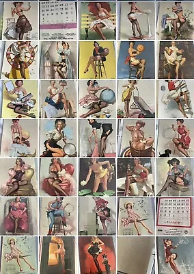 Lot Elvgren Pinup Pages Vintage  • $7