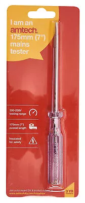 £2.85 • Buy 7  Mains Tester Circuit Test Screw Driver Voltage Electrical 200-250V New Amtech