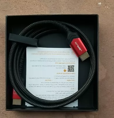 Zeskit Maya 8K/10K 48Gbps Ultra High Speed 2.1 HDMI Cable 6.5ft NEW Certified • $23