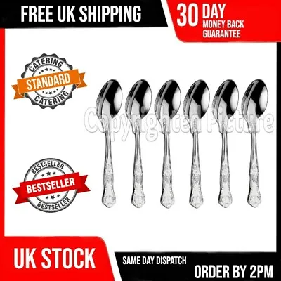 £4.69 • Buy 6 Coffee Spoons Kings Pattern Tea Set Of Six Small Quality Design Cutlery 01b
