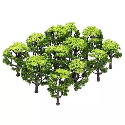 Model Trees Miniature Landscape Scenery Railroad Scenery Tree Plastic Pine Tr... • $30.59