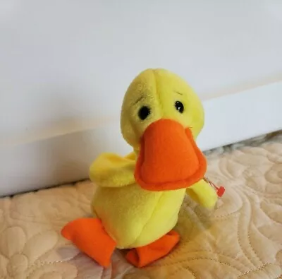 1993 Quackers Beanie Baby In Mint Condition With Tag Errors • $45