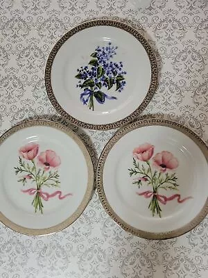 Royal Gallery Platinum Buffet Salad Plates Bundle Of 3 • $19