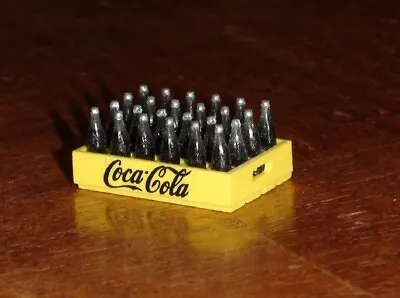 Miniature Crate Of Coca Cola (black Writing On Coke Crate) Diorama Scale 1/24 • $4.50