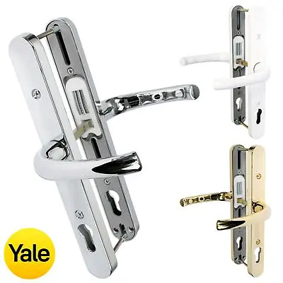 Yale Universal Replacement UPVC Door Handle Pair 92mm Lever Adjustable Fixings • £28.78