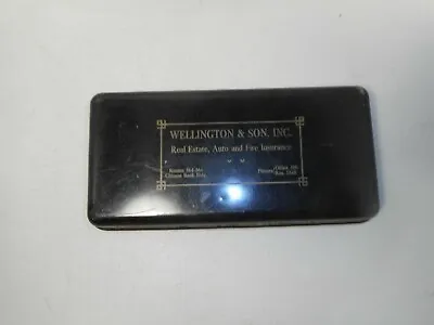 Vintage Anderson Indiana Metal Safety Deposit Document Safe Lock Box 1950-60's? • $14.99
