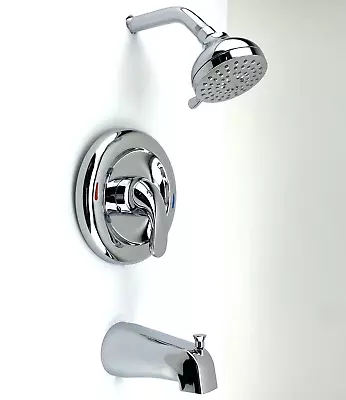 🆕 Moen 82603 Adler Tub Shower Faucet Package W/VALVE 4-Spray Head - Chrome • $69.97