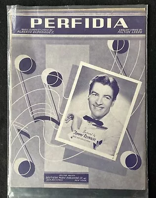 Perfidia Vintage Sheet Music Song Book 1941 Tommy Reynolds English And Spanish  • $11