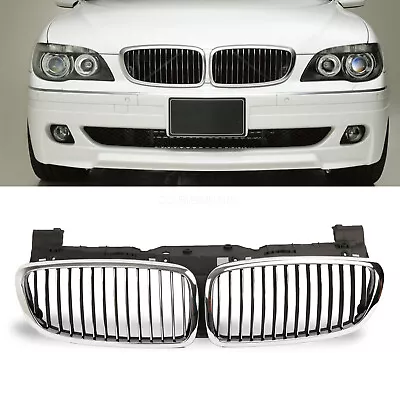 Front Grille Grill Chrome For BMW 7-Series E66 E65 745 745Li 750i 760i 2005-08 • $52.56