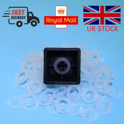 £1.99 • Buy 120x Mechanical Keyboard O-rings Black / Clear 1.5mm Small Rubber Rings