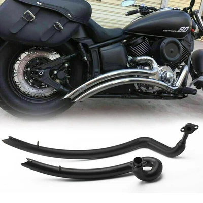 $135 • Buy Shortshots Staggered Exhaust Pipe Baffle For Yamaha V Star 1100 XVS1100 Dragstar
